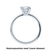 Enstens diamantring Melina med 0,70 ct i 14kt gull. TW-Si. -18011070