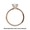 Enstens diamantring Melina med 0,70 ct i 14kt gull. TW-Si. -18011070