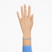 Swarovski armbånd Matrix Tennis bracelet Round cut, Blue, Rhodium plated - 5648928