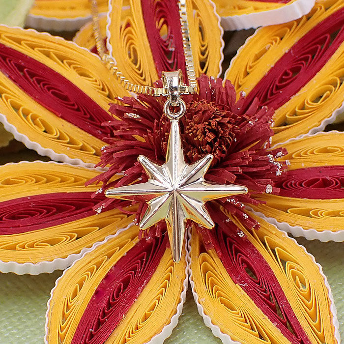 Gullsmykke Stjerne i 14kt gull | Gullsmed Aas