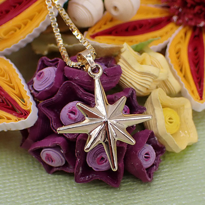 Gullsmykke Stjerne i 14kt gull | Gullsmed Aas