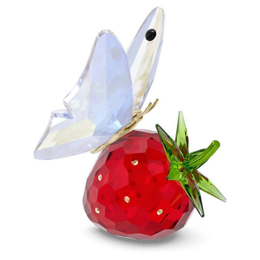 Swarovski figurer Idyllia Butterfly and Strawberry - 5666846