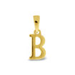 Bokstavsmykke i forgylt sølv, velg bokstav - 211149