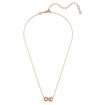 Swarovski smykker Hyperbola Pavé, Infinity, White, Rose gold-tone plated - 5684084