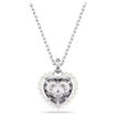 Swarovski smykker Hyperbola Heart, White, Rhodium plated - 5684386