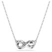 Swarovski smykke Hyperbola pendant Pavé, Infinity, White, Rhodium plated - 5687265