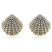 Swarovski øredobber Idyllia stud earrings Shell, White, Gold-tone plated - 5683970
