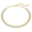 Swarovski collier Imber necklace Round cut, White, Gold-tone plated - 5682585