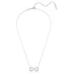 Swarovski smykke Hyperbola Infinity, White, Rhodium plated - 5679434