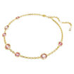 Swarovski collier Imber Octagon cut, Pink, Gold-tone plated - 5684239