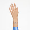 Swarovski armbånd Stilla bangle Mixed cuts, Blue, Rhodium plated - 5668244
