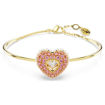 Swarovski armbånd Hyperbola Heart, Pink, Gold-tone plated - 5687258