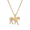 Gullsmykke Hest i 14kt gult - 27504