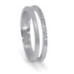 Diamantring i 14kt gull med diam. 0,08 ct W-SI - bur537021