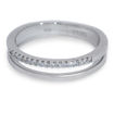 Diamantring i 14kt gull med diam. 0,08 ct W-SI - bur537021