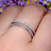 Diamantring i 14kt gull med diam. 0,08 ct W-SI - bur537021