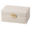 Smykkeskrin 203x140x90 mm, beige/beige - 3463843