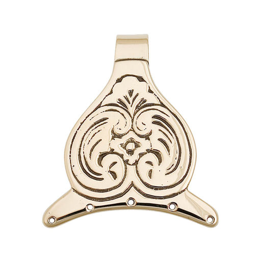 Veskekrok messing, oksidert - 536800