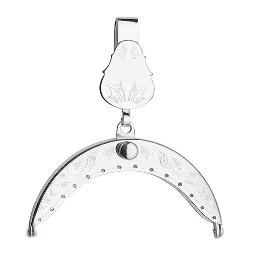 Veskelås kvit plett,  - 657400