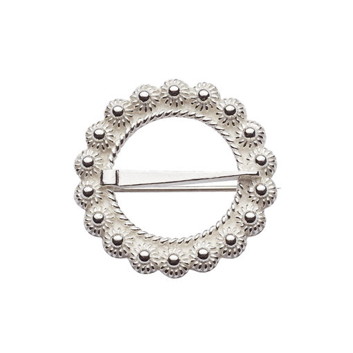 Halsring kvit, oksidert - 131400