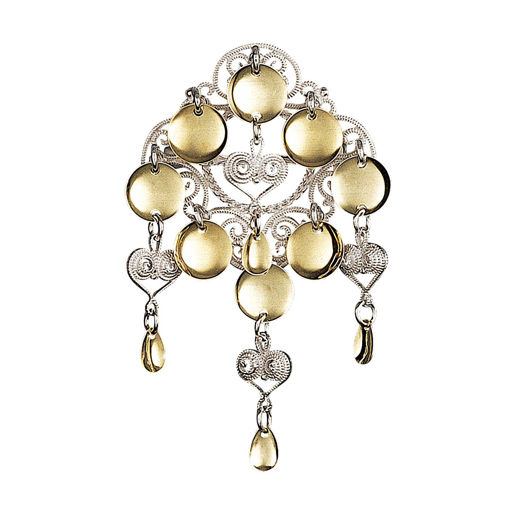 Sølje Nordland kvit forgylt - 177500