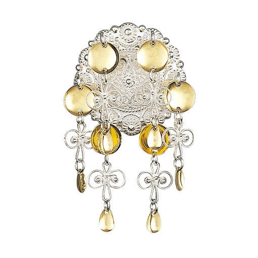 Sølje kvit forgylt - 145500