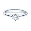 Diamantring forlovelsesring  0,50 ct i 14kt gull. Diona -18001050