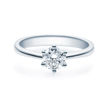 Forlovelsesring i hvitt gull med lab grown diamant 0,70 ct River (E) - VVS2. Diona - 18001070LG