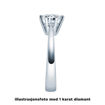 Forlovelsesring i hvitt gull med lab grown diamant 0,70 ct River (E) - VVS2. Diona - 18001070LG