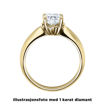 Diamantring forlovelsesring 0,50 ct i 14kt gull. Soria - 18010050