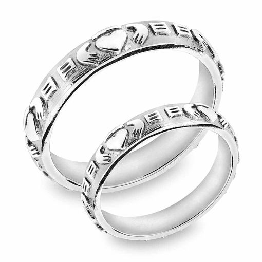 Gifteringer i hvitt gull 14kt, 4 mm. SNORRE– 61966