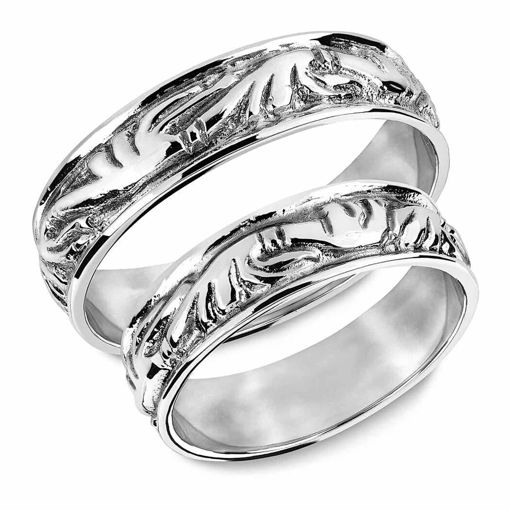 Gifteringer i hvitt gull  14kt,  4,5 mm. SNORRE– 61845