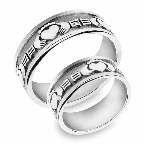 Gifteringer i hvitt gull 14kt, 7,5 mm. SNORRE– 61969