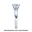 Diamantring forlovelsesring 0,50 ct i 14kt gull. Violetta - 18003050