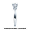 Diamantring forlovelsesring 0,70 ct i 14kt gull. Alida - 18002070