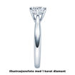 Enstens diamantring Leticia med 0,70 ct i 14kt gull. TW-Si. -18007070