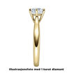Enstens diamantring Leticia med 0,70 ct i 14kt gull. TW-Si. -18007070