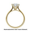 Enstens diamantring Leticia med 0,70 ct i 14kt gull. TW-Si. -18007070