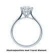 Enstens diamantring Leticia med 0,40 ct i 14kt gull. TW-Si. -18007040