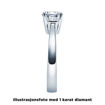 Diamantring forlovelsesring 0,50 ct i 14kt gull. Lilya - 18008050