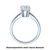 Diamantring forlovelsesring 0,50 ct i 14kt gull. Lilya - 18008050