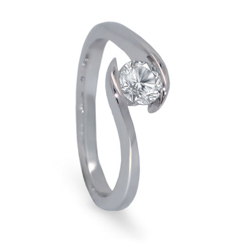 Diamantring forlovelsesring  0,25 ct i 14kt gull. Afrodite - 18015025