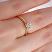 Forlovelsesring  med lab grown diamant 0,50 ct  River (E) VS2. Leticia - 18007050LG