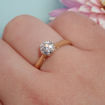 Forlovelsesring  med lab grown diamant 0,73 ct  River (E) - VS2. Leticia - 18007073LG