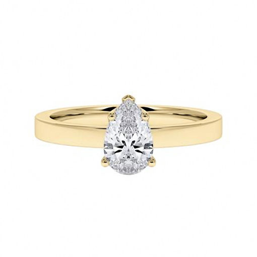 Forlovelsesring  med dråpeformet lab grown diamant - 0,70 ct  River - VS - 200626