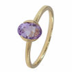 Gullring 14 kt med ametyst - bur585706a
