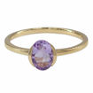 Gullring 14 kt med ametyst - bur585706a