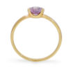 Gullring 14 kt med ametyst - bur585706a