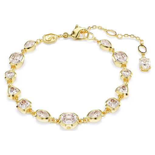 Swarovski armbånd Imber Tennis bracelet Mixed cuts, White, Gold-tone plated - 5705471