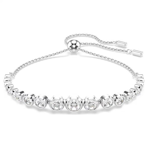 Swarovski armbånd  Imber Tennis bracelet Mixed round cuts, White, Rhodium plated - 5705451